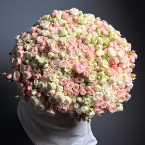 Bouquet Of 125 Multi Color Spray Roses