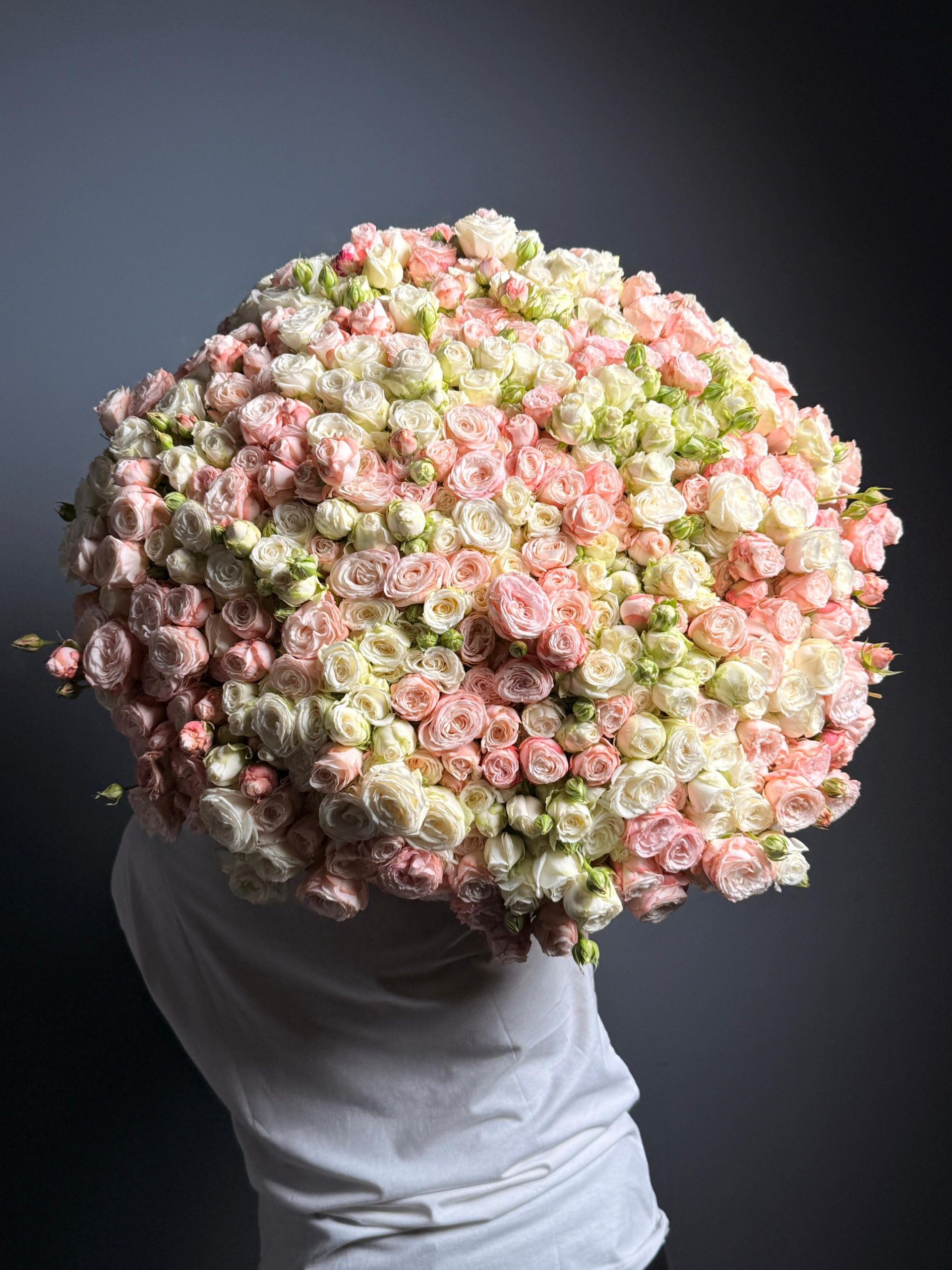 Bouquet Of 125 Multi Color Spray Roses