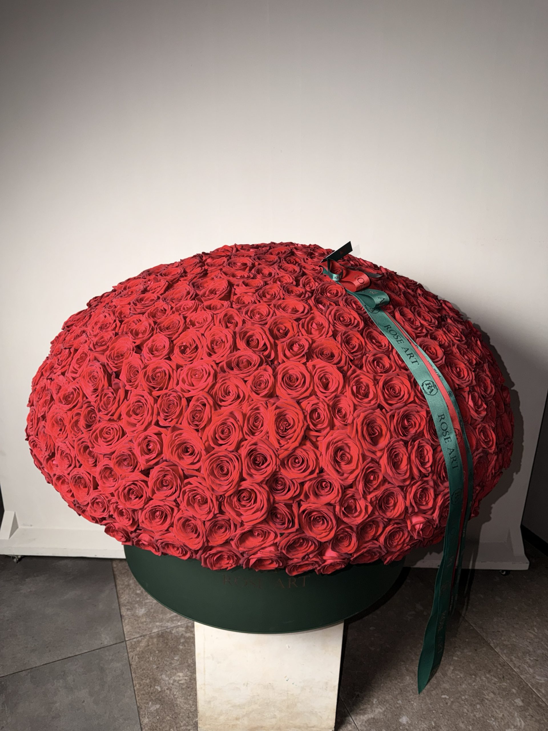 Luxury 800 Red Rose Leather Box - Image 2