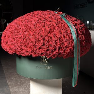 Luxury 800 Red Rose Leather Box